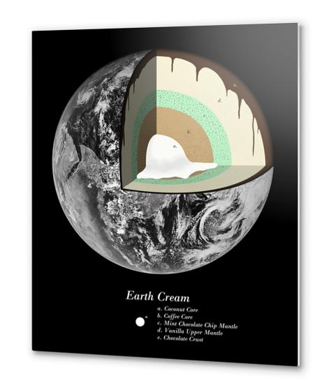 Earth Cream Metal prints by Florent Bodart - Speakerine