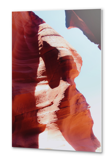 Sandstone in the desert at Antelope Canyon Arizona USA Metal prints by Timmy333