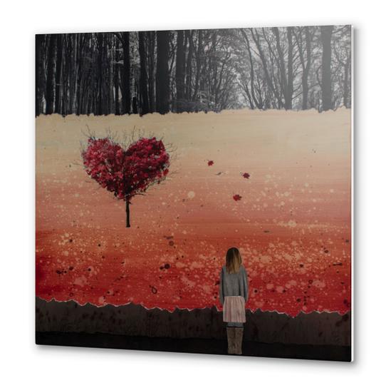 FALL IN LOVE  Metal prints by db Waterman