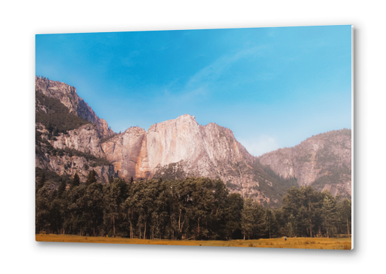 At Yosemite national park California USA with mountain view Metal prints by Timmy333