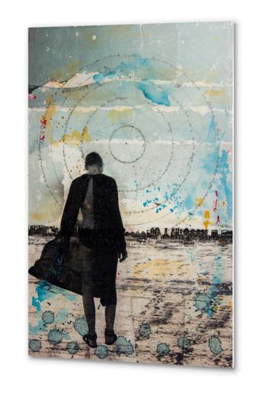 GIRL WANDERING Metal prints by db Waterman