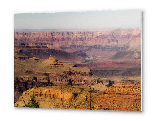 texture of rock and stone at Grand Canyon national park, USA Metal prints by Timmy333