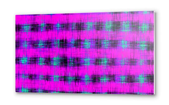 pink blue and black painting texture abstract background Metal prints by Timmy333