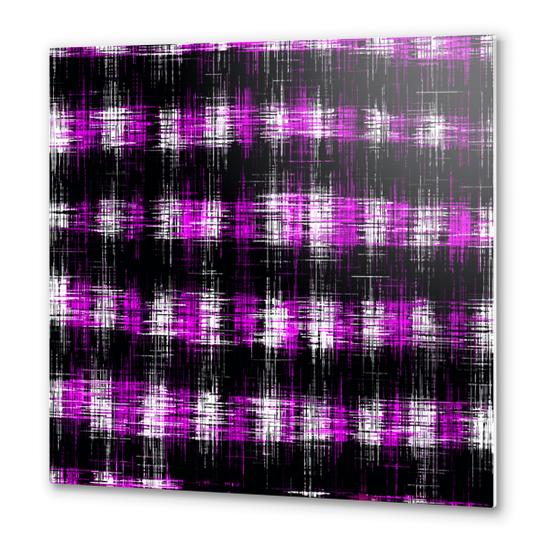 purple and black painting texture abstract background Metal prints by Timmy333