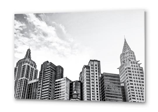 modern buildings at Las Vegas, USA in black and white Metal prints by Timmy333