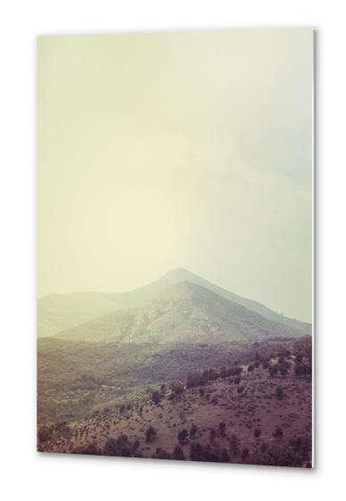 Mountains in the background III Metal prints by Salvatore Russolillo