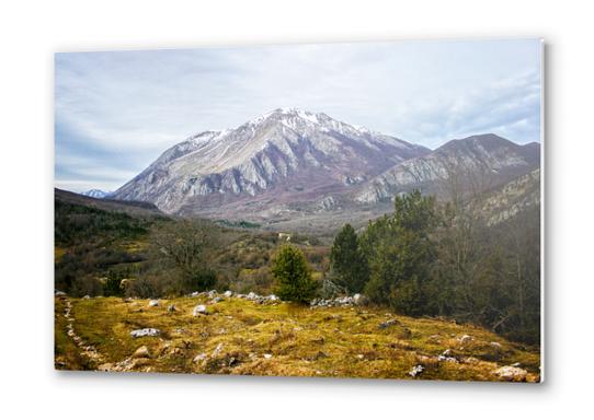 Mountains in the background X Metal prints by Salvatore Russolillo