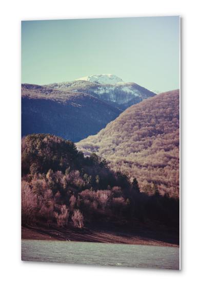 Mountains in the background XIV Metal prints by Salvatore Russolillo