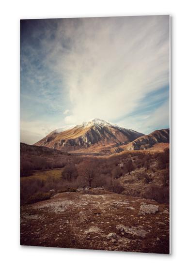 Mountains in the background  XVII Metal prints by Salvatore Russolillo