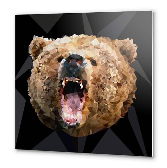 Angry Bear Metal prints by Vic Storia