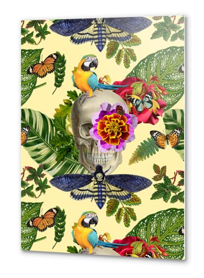 TROPICAL SKULL Metal prints by GloriaSanchez