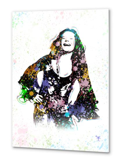 Janis Joplin - Piece Of My Heart - Pop Art Metal prints by William Cuccio WCSmack