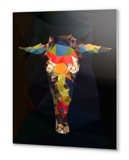 Mexican Cow Metal prints by Vic Storia