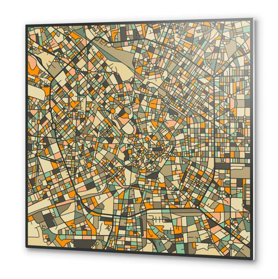 MILAN MAP 2 Metal prints by Jazzberry Blue