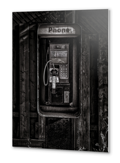 Phone Booth No 28 Metal prints by The Learning Curve Photography