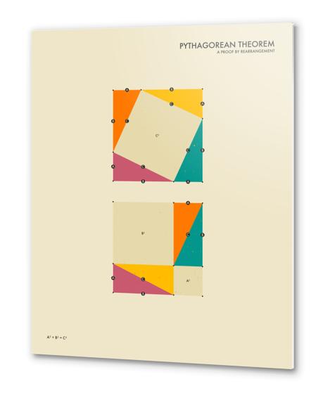 PYTHAGOREAN THEOREM 2 Metal prints by Jazzberry Blue