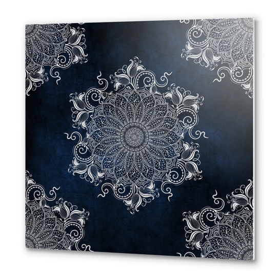 Mandala - Multiple Artic Metal prints by aleibanez