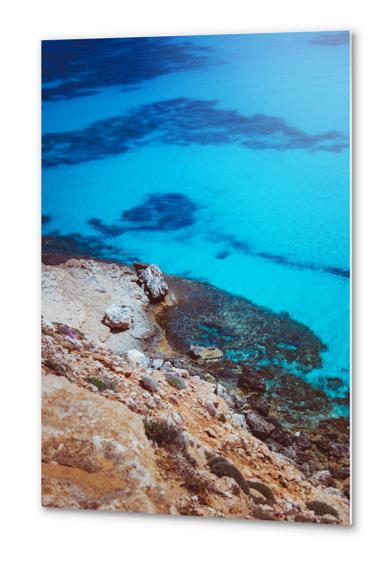 The blue lagoon Metal prints by Salvatore Russolillo