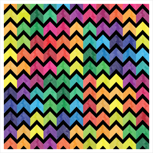 Lovely Chevron #2 Art Print by Amir Faysal