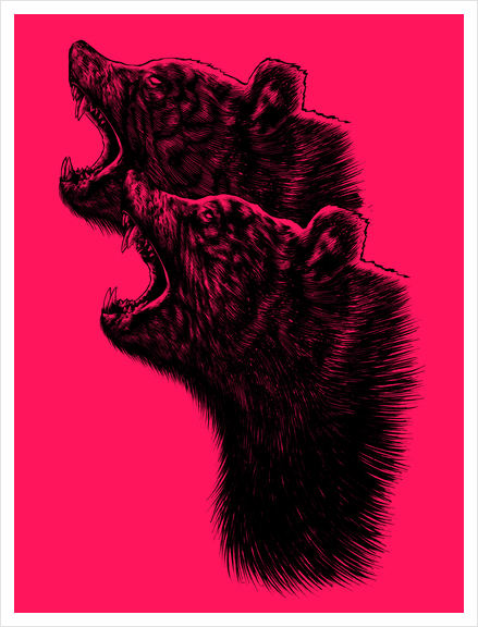 2BEAR Art Print by barmalisiRTB