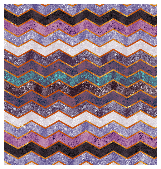 Abstract Chevron X 0.1 Art Print by Amir Faysal