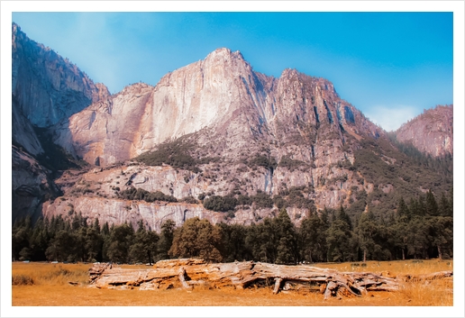 mountain at Yosemite national park California USA Art Print by Timmy333