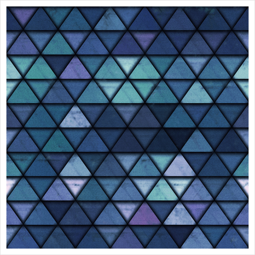 Abstract Geometric Background X 0.2 Art Print by Amir Faysal