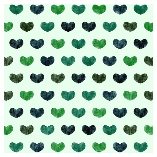 Cute Hearts X 0.2 Art Print by Amir Faysal