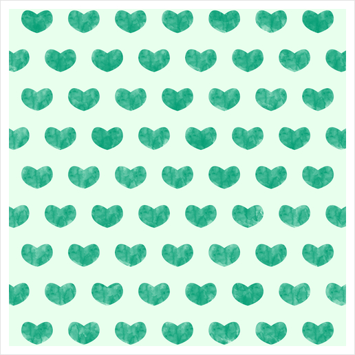 Cute Hearts X 0.3 Art Print by Amir Faysal