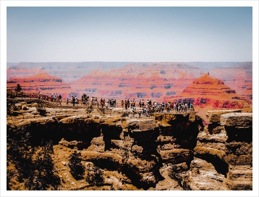 Desert view at Grand Canyon national park, Arizona, USA Art Print by Timmy333