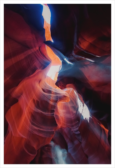 beautiful sandstone texture abstract at Antelope Canyon Arizona USA Art Print by Timmy333