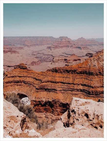 Desert view at Grand Canyon national park Arizona USA Art Print by Timmy333