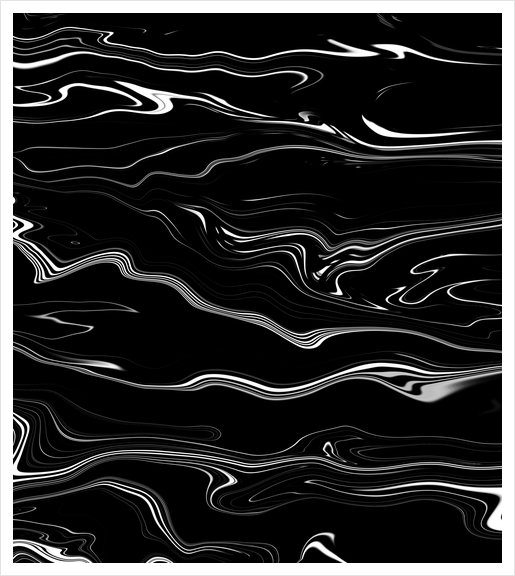 Black & White 15 Art Print by hannzoll