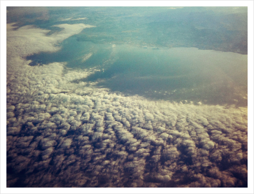 Clouds from plane Art Print by Salvatore Russolillo