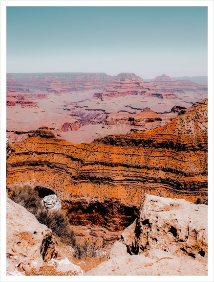 desert layer at Grand Canyon national park, Arizona, USA Art Print by Timmy333