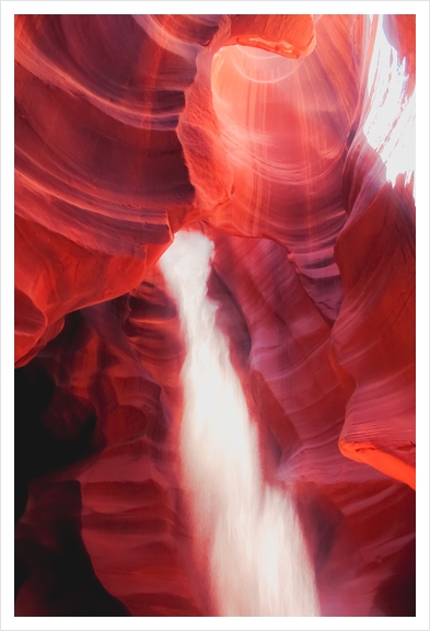 Light in the sandstone cave at Antelope Canyon Arizona USA Art Print by Timmy333