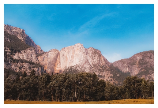 At Yosemite national park California USA with mountain view Art Print by Timmy333