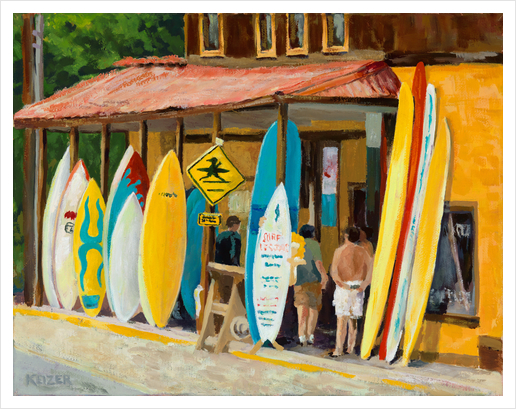 Surf N Sea Art Print by DanKeizer