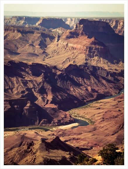 lights and shadows and Grand Canyon national park, USA Art Print by Timmy333