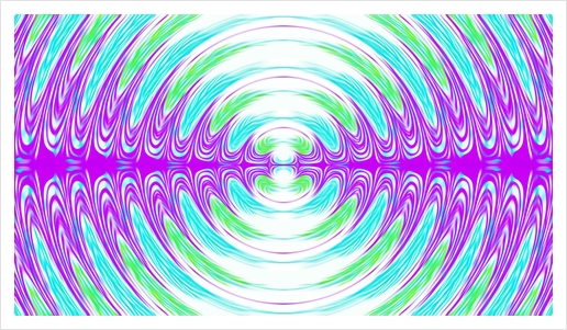 purple green and blue circle pattern abstract background Art Print by Timmy333