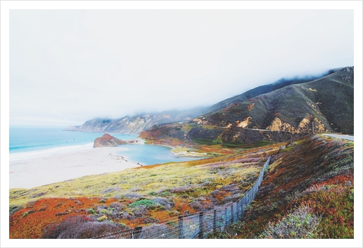 Beautiful landscape at Big Sur, California, USA Art Print by Timmy333