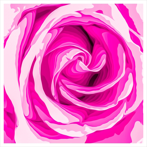 closeup fresh pink rose texture abstract background Art Print by Timmy333