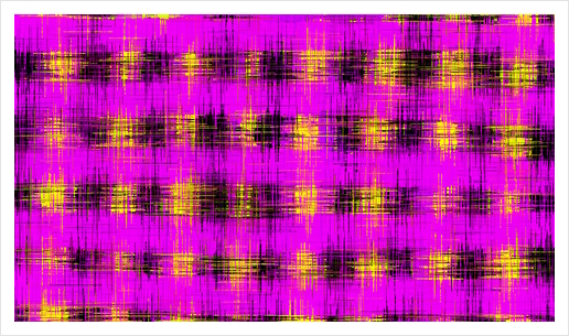 pink yellow and black painting texture abstract background Art Print by Timmy333