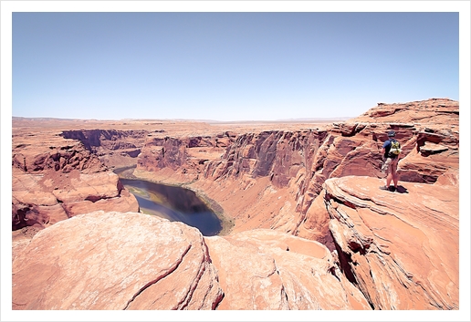 enjoy the view of  the Horseshoe Bend,USA Art Print by Timmy333