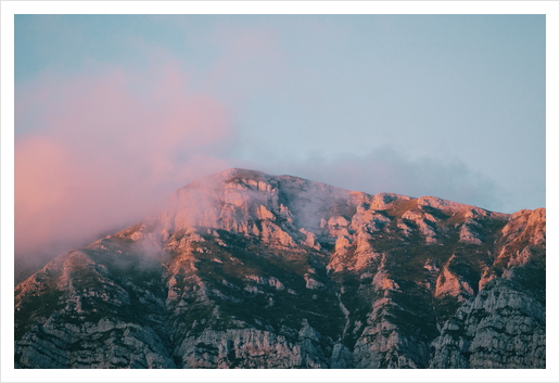 Mountains in the background VI Art Print by Salvatore Russolillo