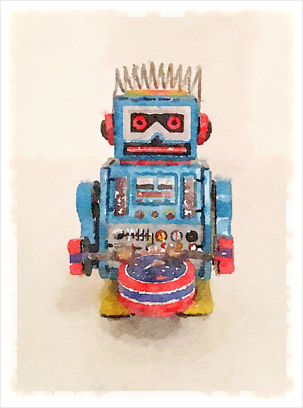 My Robot Art Print by Malixx