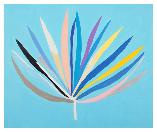 Palm leaf Art Print by Sana Kulic