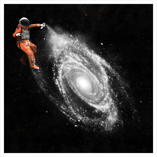 Astronaut Art Print by Florent Bodart - Speakerine