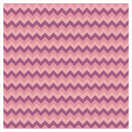 Lovely Chevron Art Print by Amir Faysal