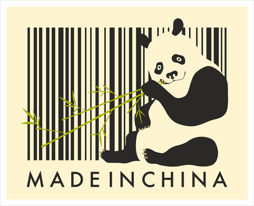 MADE IN CHINA Art Print by Jazzberry Blue